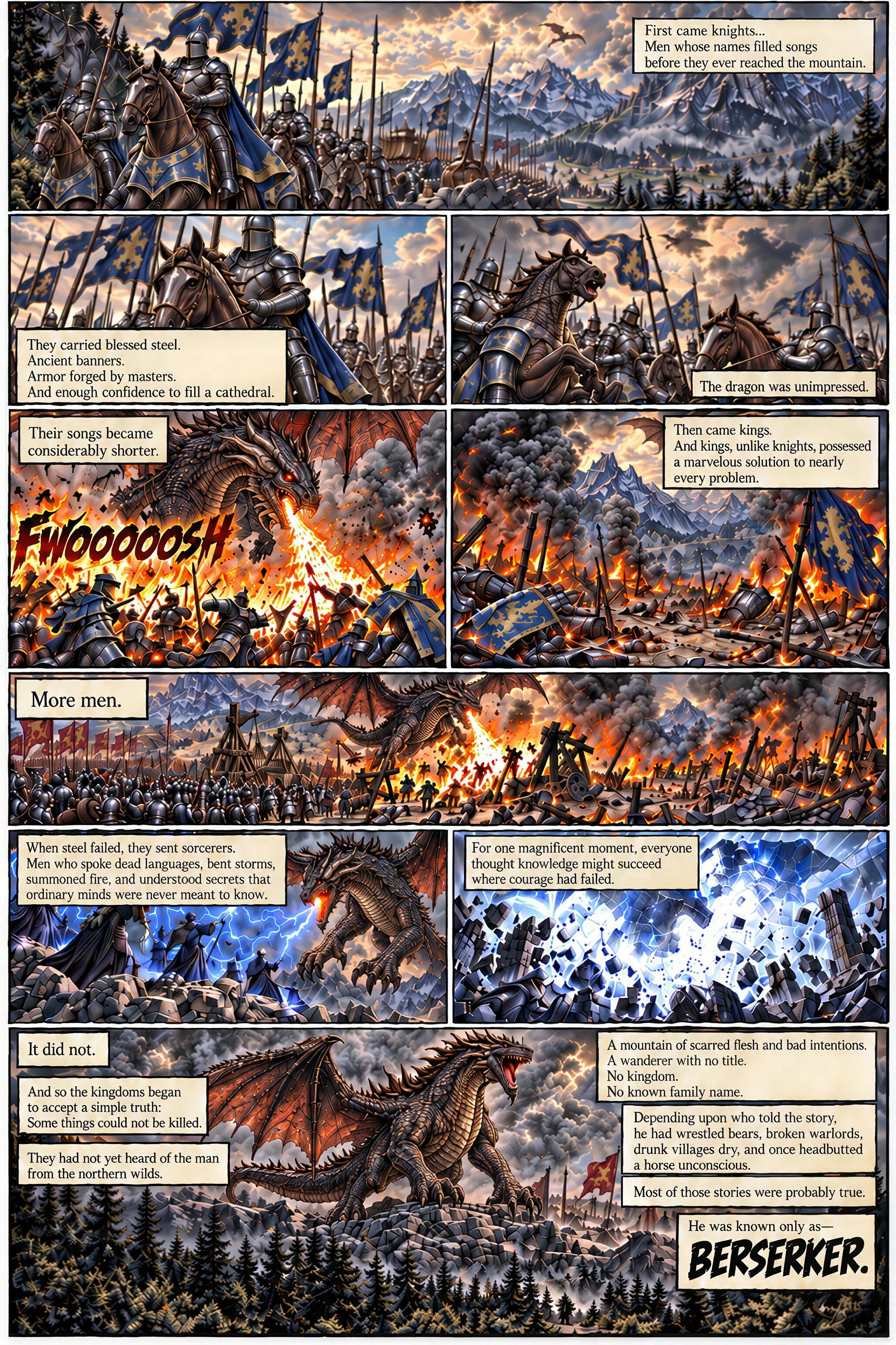 Berserker vs. Dragon, page 2 of 23