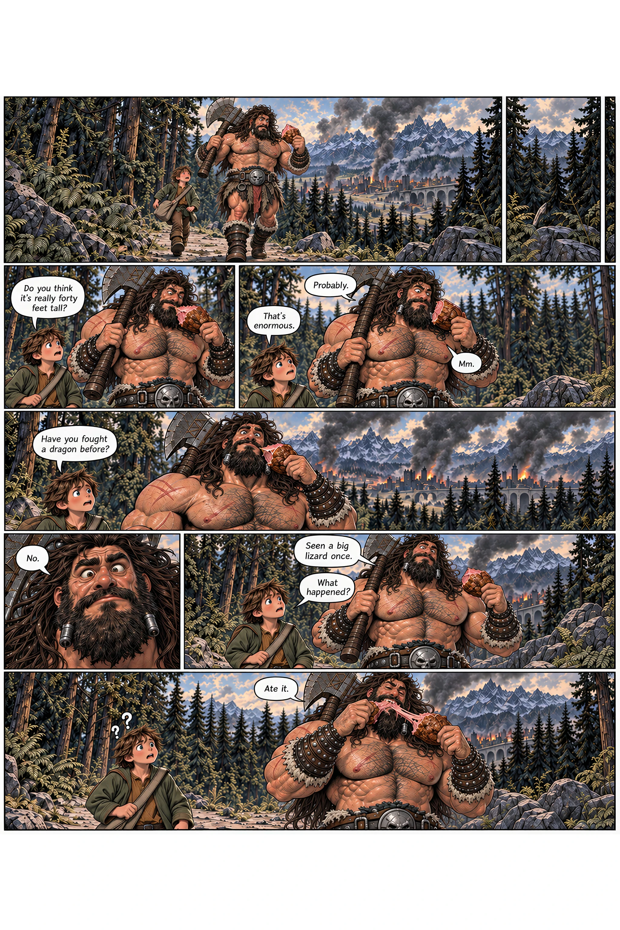 Berserker vs. Dragon, page 3 of 23
